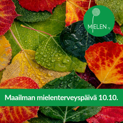 Maailman mielenterveyspäivä 10.10.