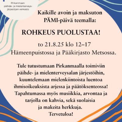 Pämi-päivä 21.8.2025