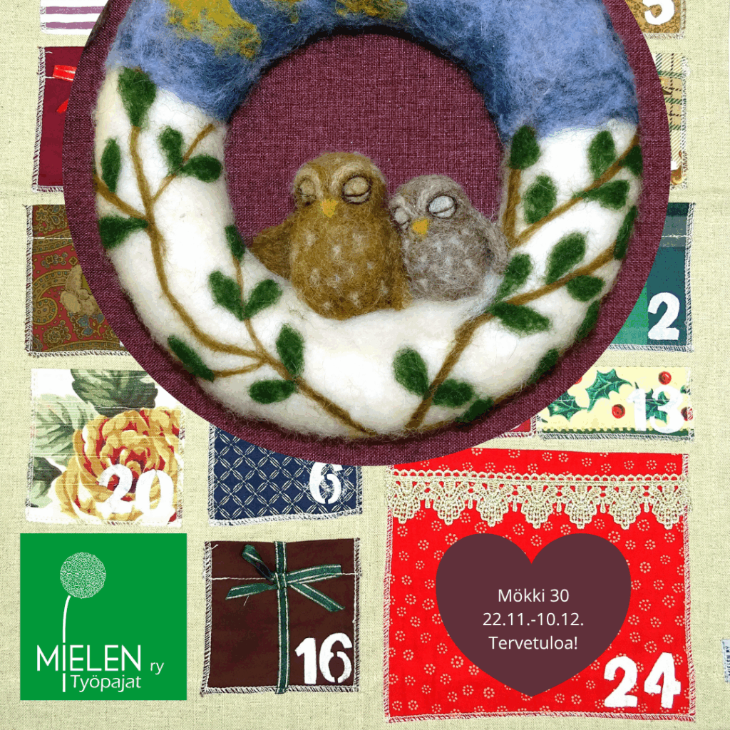 Mielen ry Tampereen joulutorilla