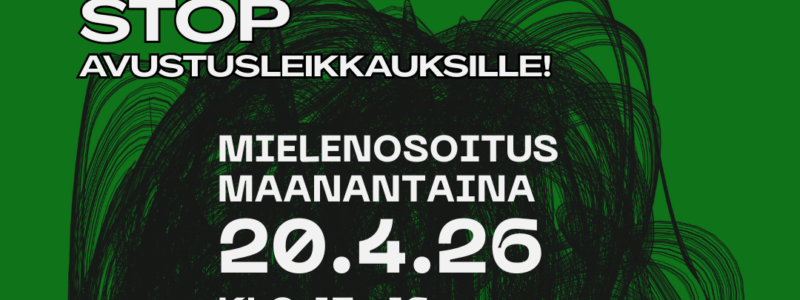 Nyt riittää -mielenosoitus 20.4.